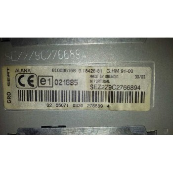 Recambio de sistema audio / radio cd para seat ibiza (6l1) cool referencia OEM IAM 6L0035156  