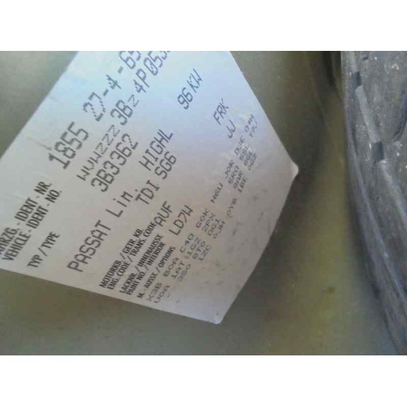 volkswagen passat berlina (3b3) del año 2003