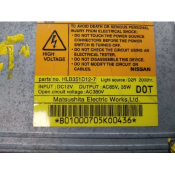 Recambio de faro derecho para nissan maxima qx (ca33) 2.0 v6 24v cat referencia OEM IAM   