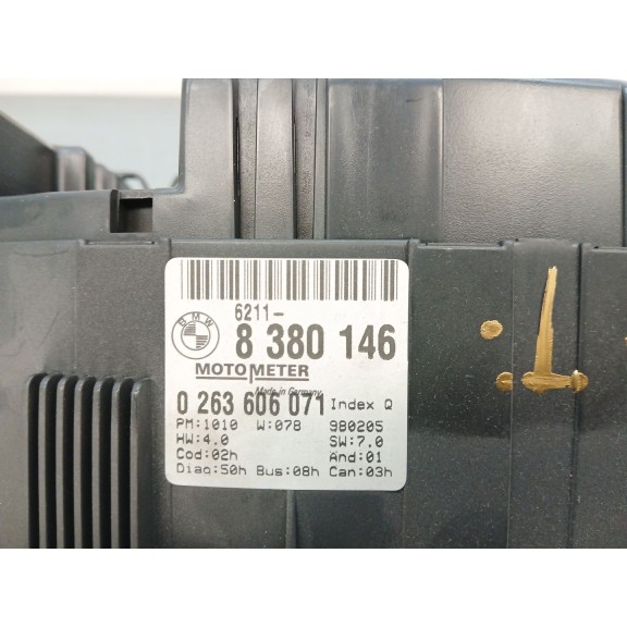 Recambio de cuadro instrumentos para bmw serie 3 berlina (e46) 323i referencia OEM IAM 62118380146 0263606071 