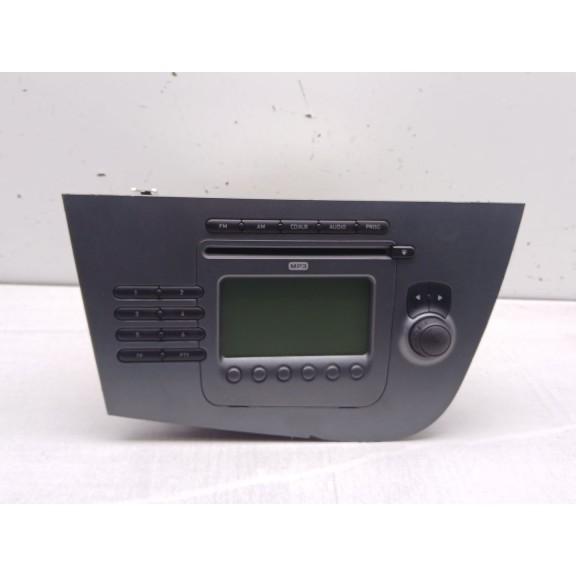 Recambio de sistema audio / radio cd para seat leon (1p1) fr referencia OEM IAM 1P1035186B  