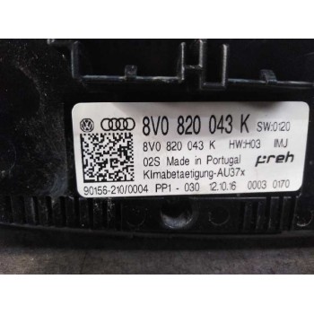 Recambio de mando climatizador para audi q2 (gab) sport edition referencia OEM IAM 8V0820043K  8V0820043K