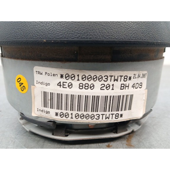 Recambio de airbag delantero izquierdo para audi a8 (4e2) 3.7 quattro referencia OEM IAM 4E0880201  