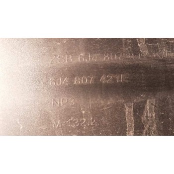 Recambio de paragolpes trasero para seat ibiza (6j5) referencia OEM IAM 6J4807421L NEGRO 5 PUERTAS