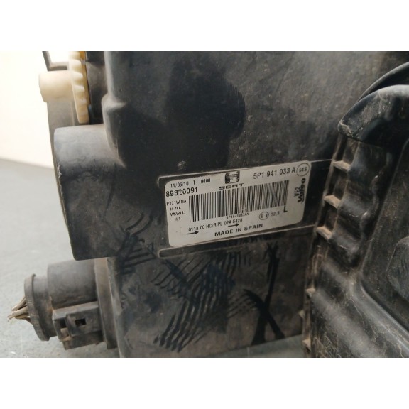 Recambio de faro izquierdo para seat leon (1p1) 1.6 tdi referencia OEM IAM 5P1941033A  