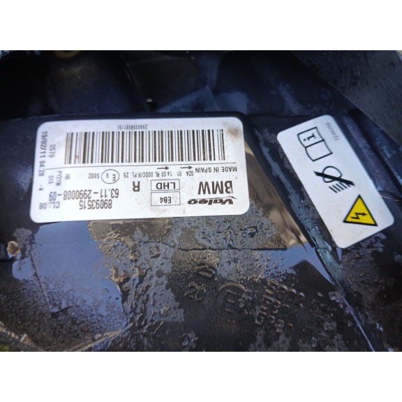 Recambio de faro derecho para bmw x1 (e84) sdrive 18 d referencia OEM IAM 89093515 xenon 63112990008