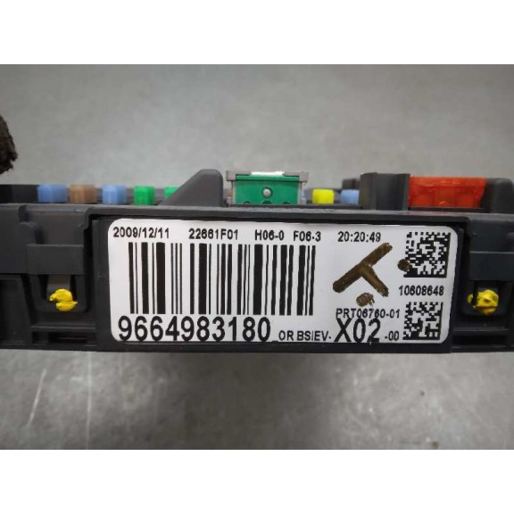 Recambio de centralita bsi para citroën c3 selection referencia OEM IAM 9664983180  