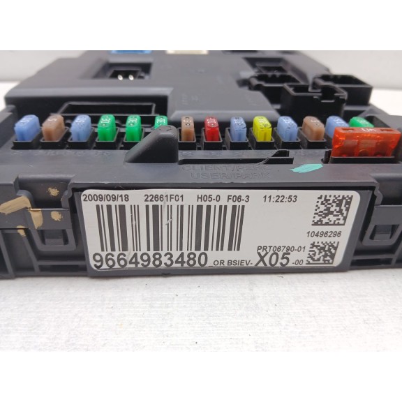 Recambio de centralita bsi para citroën c3 picasso (sh_) 1.6 hdi referencia OEM IAM 9664983480  