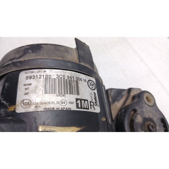 Recambio de faro derecho para volkswagen passat b6 (3c2) 1.9 tdi referencia OEM IAM 3c0941006m 89312180 