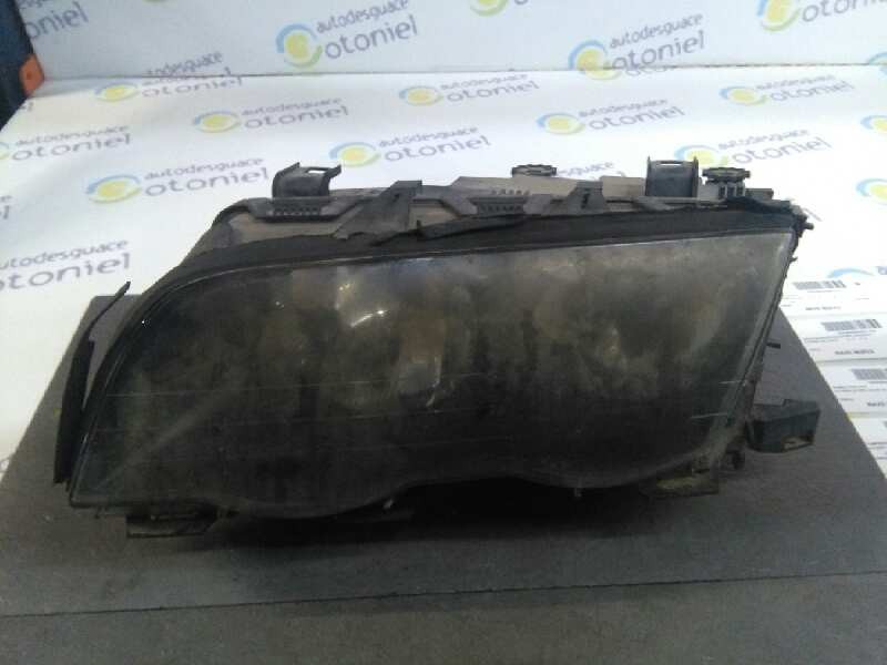 Recambio de faro izquierdo para bmw serie 3 berlina (e46) 330d referencia OEM IAM NEGRO 1º BIFARO