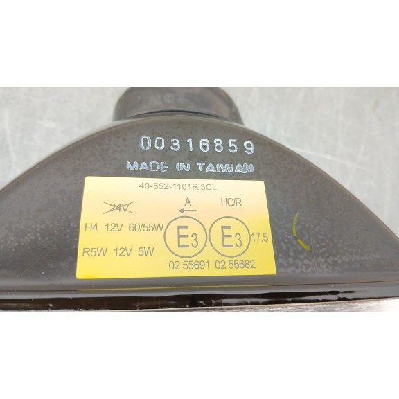 Recambio de faro derecho para citroën c15 1.8 diesel (161) referencia OEM IAM 95535309 11222122 