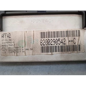 Recambio de display para renault megane ii berlina 5p authentique referencia OEM IAM 8200290542  
