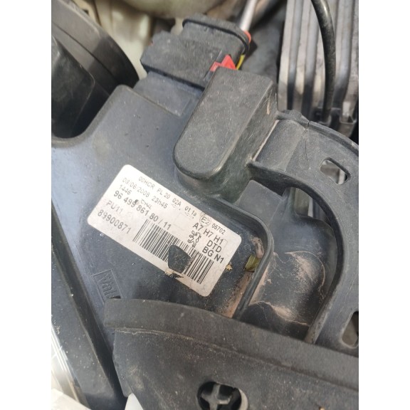 Recambio de faro derecho para peugeot 207/207+ (wa_, wc_) 1.4 hdi referencia OEM IAM   