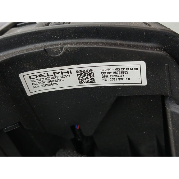 Recambio de volante para citroën c4 picasso referencia OEM IAM 98096592ZD 622809600C 