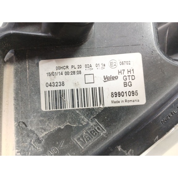 Recambio de faro izquierdo para peugeot 207/207+ (wa_, wc_) 1.4 hdi referencia OEM IAM 89901095  