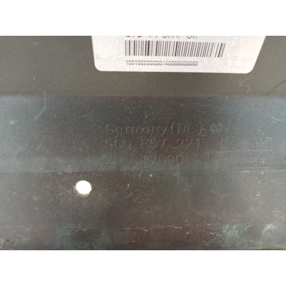 Recambio de paragolpes delantero para volkswagen golf vii (5g1, bq1, be1, be2) 1.6 referencia OEM IAM 5G0807221L  