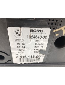 Recambio de cuadro instrumentos para bmw x3 (e83) 2.0 16v diesel cat referencia OEM IAM 341611302 102464032  2