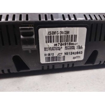 Recambio de display para peugeot 308 sw envy referencia OEM IAM 967849188001  