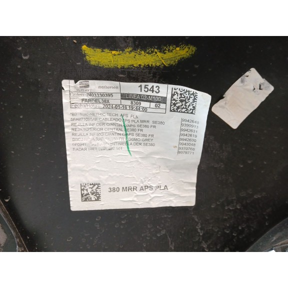 Recambio de paragolpes delantero para seat leon st (5f8) 1.5 tsi referencia OEM IAM 5FA807221  