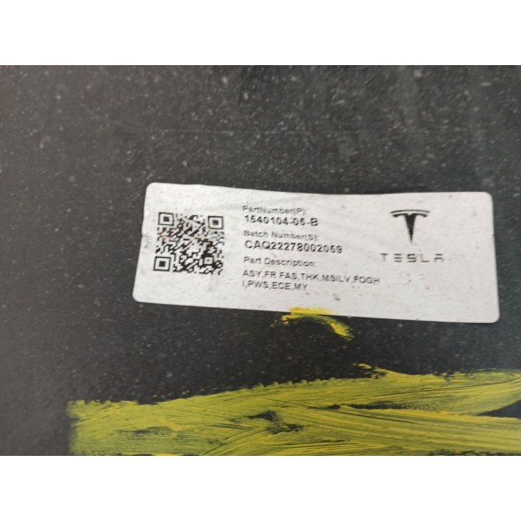 Recambio de paragolpes delantero para tesla model y (5yjy) ev referencia OEM IAM 154010405B  