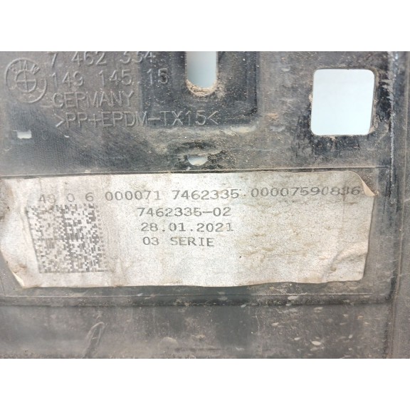 Recambio de paragolpes trasero para bmw i3 (i01) s electric referencia OEM IAM 51127462334  