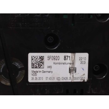 Recambio de cuadro instrumentos para seat leon (5f1) style referencia OEM IAM 5F0920871 5F0920871 