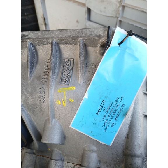 Recambio de caja cambios para ford focus berlina (cap) ambiente (d) referencia OEM IAM 6M5R7002ZB B 