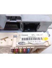Recambio de caja reles / fusibles para fiat punto berlina (188) 1.2 8v active referencia OEM IAM 51735938   2