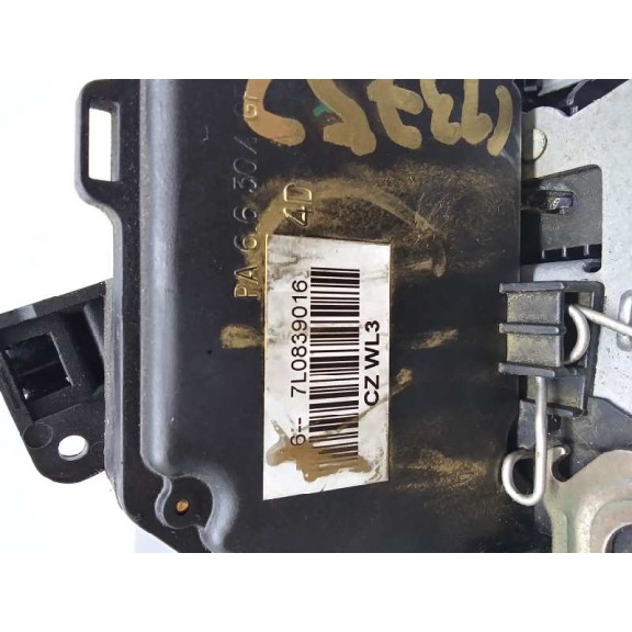 Recambio de cerradura puerta trasera derecha para skoda octavia berlina (1z3) active referencia OEM IAM 7L0839016 7 PIN 