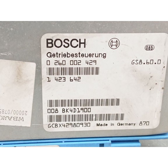 Recambio de centralita cambio automatico para bmw 3 compact (e46) 320 td referencia OEM IAM 0260002429  1423642