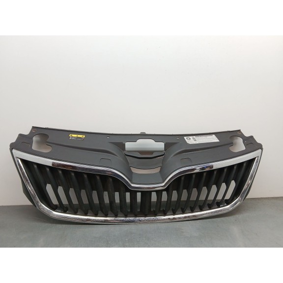 Recambio de rejilla paragolpes delantero para skoda rapid (nh3, nk3, nk6) 1.4 tsi referencia OEM IAM 5ja853668  
