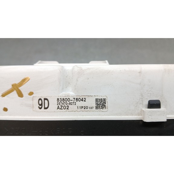 Recambio de cuadro instrumentos para lexus ct 200h referencia OEM IAM 8380076042 2574708272 