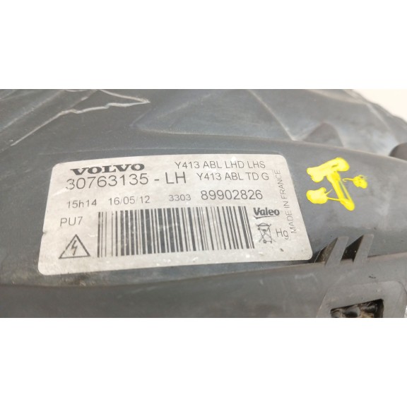 Recambio de faro izquierdo para volvo xc60 i suv (156) d3 / d4 referencia OEM IAM 30763135  89902826