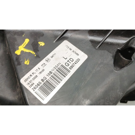 Recambio de faro izquierdo para nissan micra iii (k12) 1.2 16v referencia OEM IAM 26060AX700 89074320 