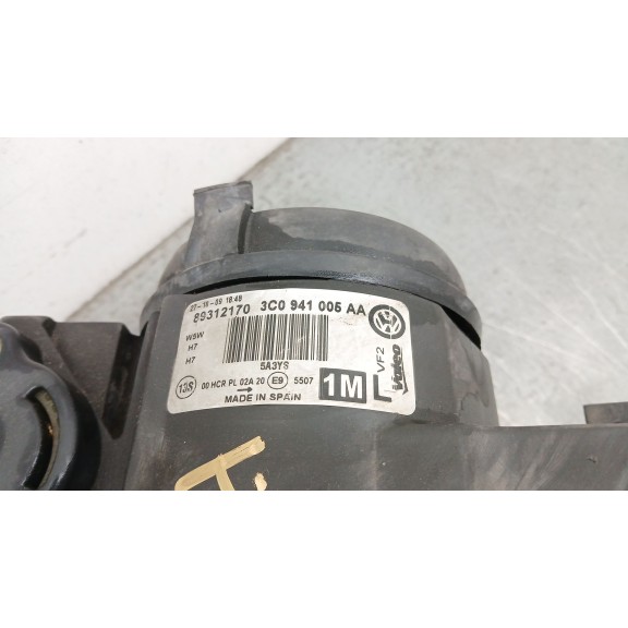 Recambio de faro izquierdo para volkswagen passat b6 (3c2) 2.0 tdi referencia OEM IAM 3c0941005aa 89312170 