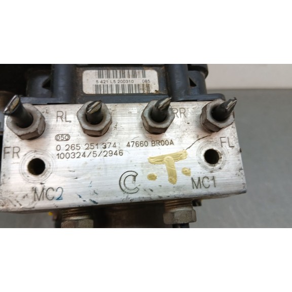 Recambio de abs para nissan qashqai i (j10, nj10) 1.5 dci referencia OEM IAM 47660br00a 0265251374 