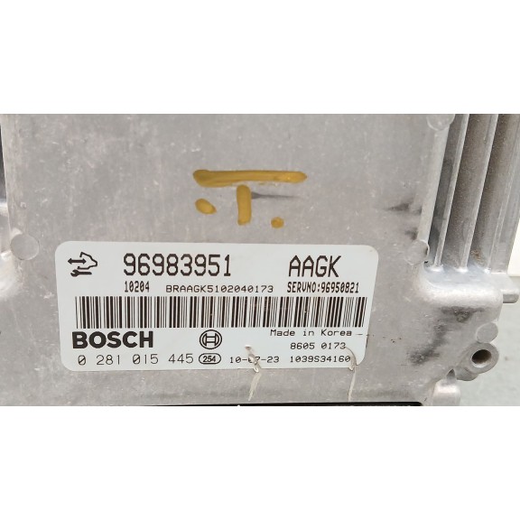 Recambio de centralita motor uce para chevrolet cruze (j300) 2.0 cdi referencia OEM IAM 96983951 0281015445 