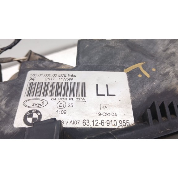 Recambio de faro izquierdo para bmw 3 touring (e46) 320 d referencia OEM IAM 63126910955  