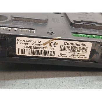 Recambio de centralita bsi para renault megane iii berlina 5 p 1.5 dci diesel referencia OEM IAM 284b15986r  S180098101