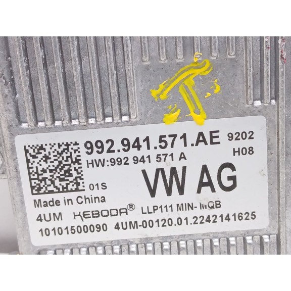 Recambio de centralita faros xenon para seat arona (kj7, kjp) 1.0 tsi referencia OEM IAM 992941571ae  