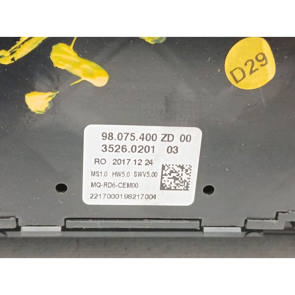 Recambio de sistema audio / radio cd para peugeot expert autobús (v_) 2.0 bluehdi 150 referencia OEM IAM 98075400zd 9822264580 