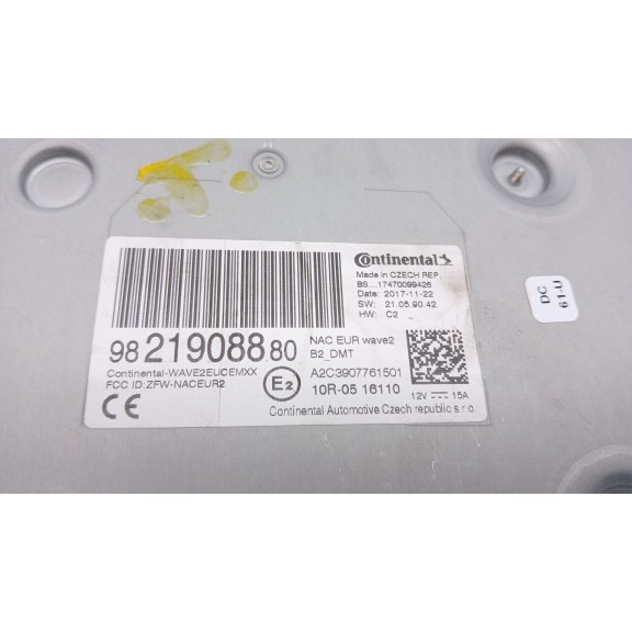 Recambio de modulo electronico para citroën c-elysee (dd_) 1.6 bluehdi 100 referencia OEM IAM 9821908880  