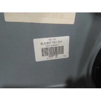 Recambio de elevalunas delantero izquierdo para seat ibiza (6l1) cool referencia OEM IAM 6L3837461 6L383775T 3P SOLO MECANISMO