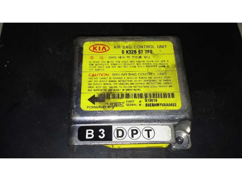Recambio de centralita airbag para kia rio 1.5 cat referencia OEM IAM 0K32B677F0 0K32B677F0 