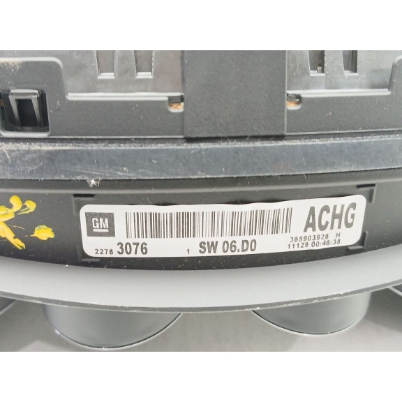 Recambio de cuadro instrumentos para opel insignia a (g09) 2.0 cdti (68) referencia OEM IAM 22783076 365903928 
