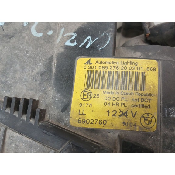 Recambio de faro derecho para bmw 3 touring (e46) 320 d referencia OEM IAM 6902760  