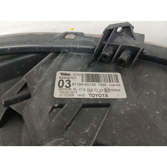 Recambio de faro izquierdo para toyota yaris (_p9_) 1.4 d-4d (nlp90_) referencia OEM IAM   