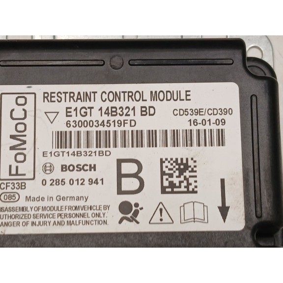 Recambio de kit airbag para ford s-max (cj, wa6) 2.0 tdci referencia OEM IAM EM2B19E730BH  