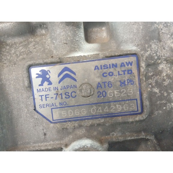 Recambio de caja cambios para citroën c4 picasso intensive referencia OEM IAM 20GE23 B 
