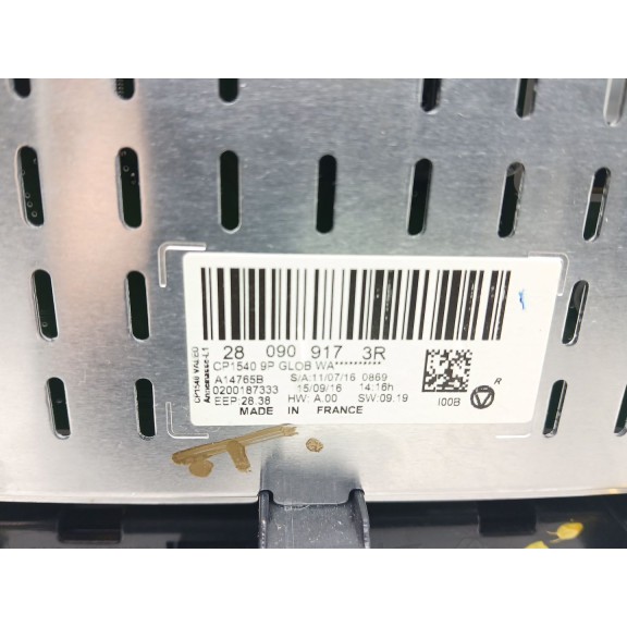 Recambio de sistema audio / radio cd para renault talisman (lp_) 1.6 dci 160 referencia OEM IAM 280909173r  